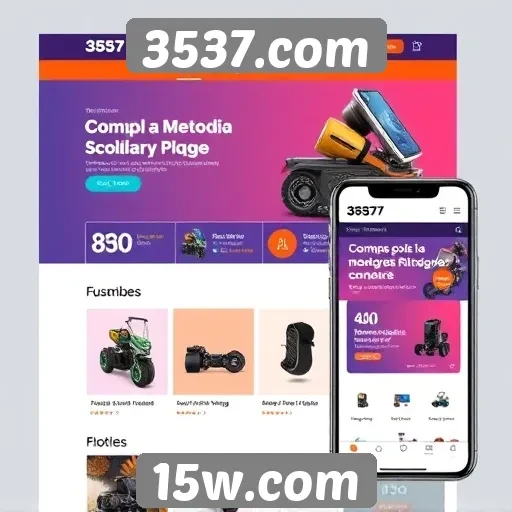 Acessibilidade e design responsivo do site 3537.com